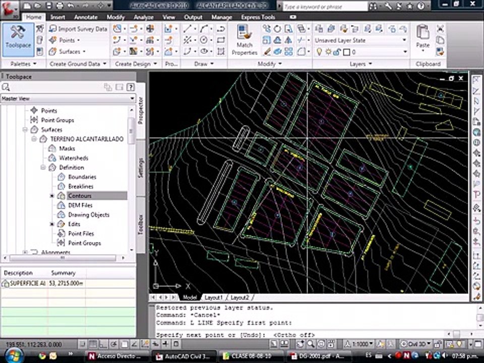 [14_18] AutoCAD Civil 3D 2010- Alinemiento Horizontal | Clase 3