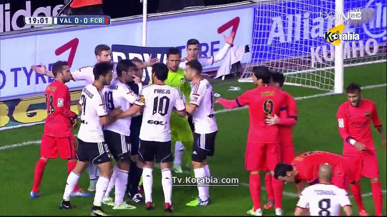 ملخص مباراة فالنسيا - برشلونة 30-11-2014 الدوري...