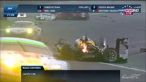 Le terrible crash de Mark Webber et Matteo Cressoni