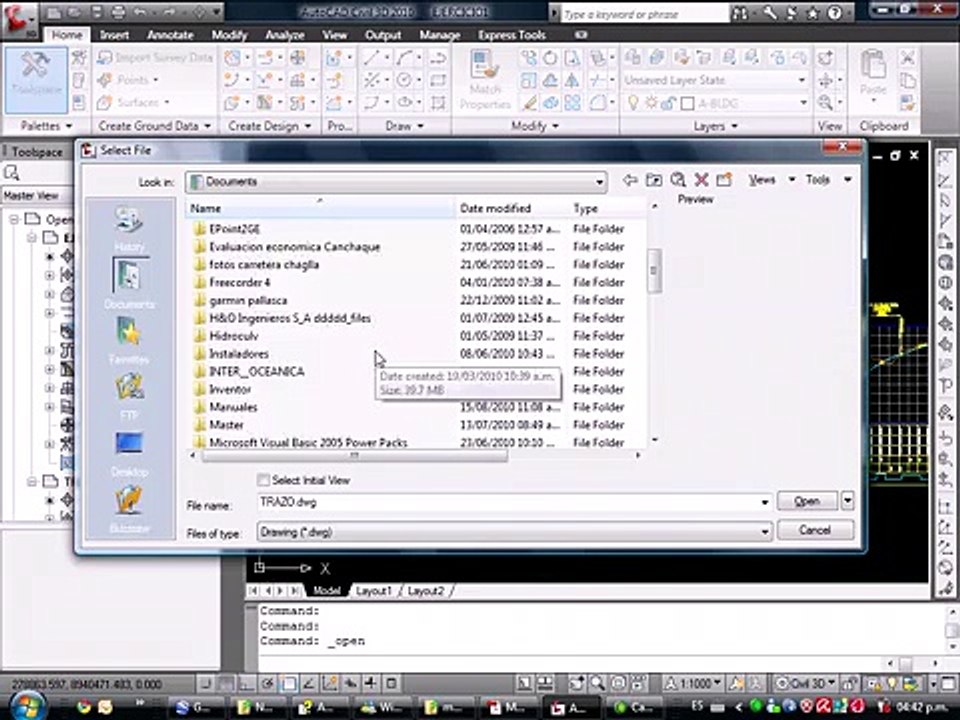 [02_20] AutoCAD Civil 3D 2010 - Alinemiento Vertical | Clase 4