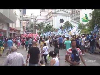 Militantes do PT e PSDB vão às ruas com pacto de paz em Campinas