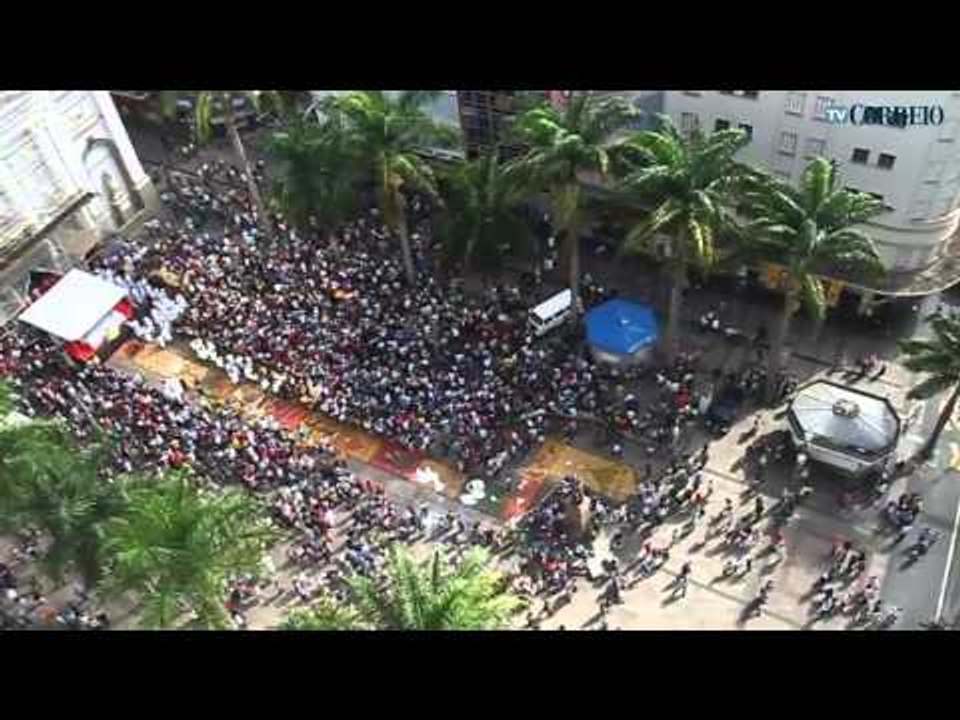Beleza dos tapetes e a fé marcam celebração de Corpus Christi em Campinas