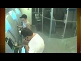 Assaltantes usam até guarda-chuva para roubar caixa eletrônico