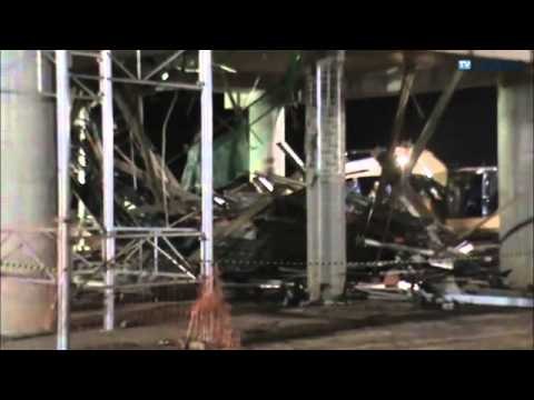 Abril 2013 - Acidente em obras do Viracopos deixa 14 feridos