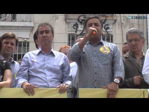 Aécio e Romário apoiam Jonas em Campinas