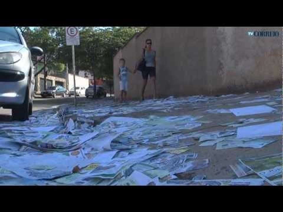 Sujeira marca o dia seguinte da eleição em Campinas