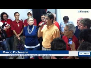 Pochmann agradece votos e militantes