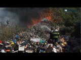 Incêndio atinge depósito de recicláveis em Campinas