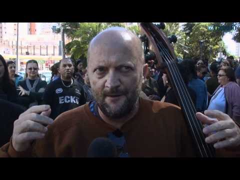 Orquestra protesta na Prefeitura de Campinas
