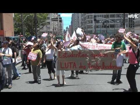 Funcionários da Unicamp fazem protesto
