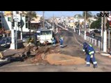 Corredor de ônibus é liberado após obras