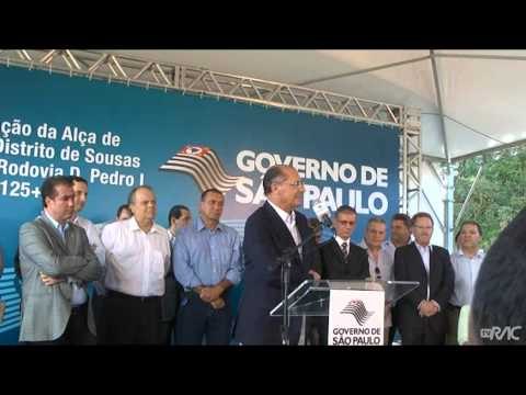 Alckmin inaugura obra em Campinas