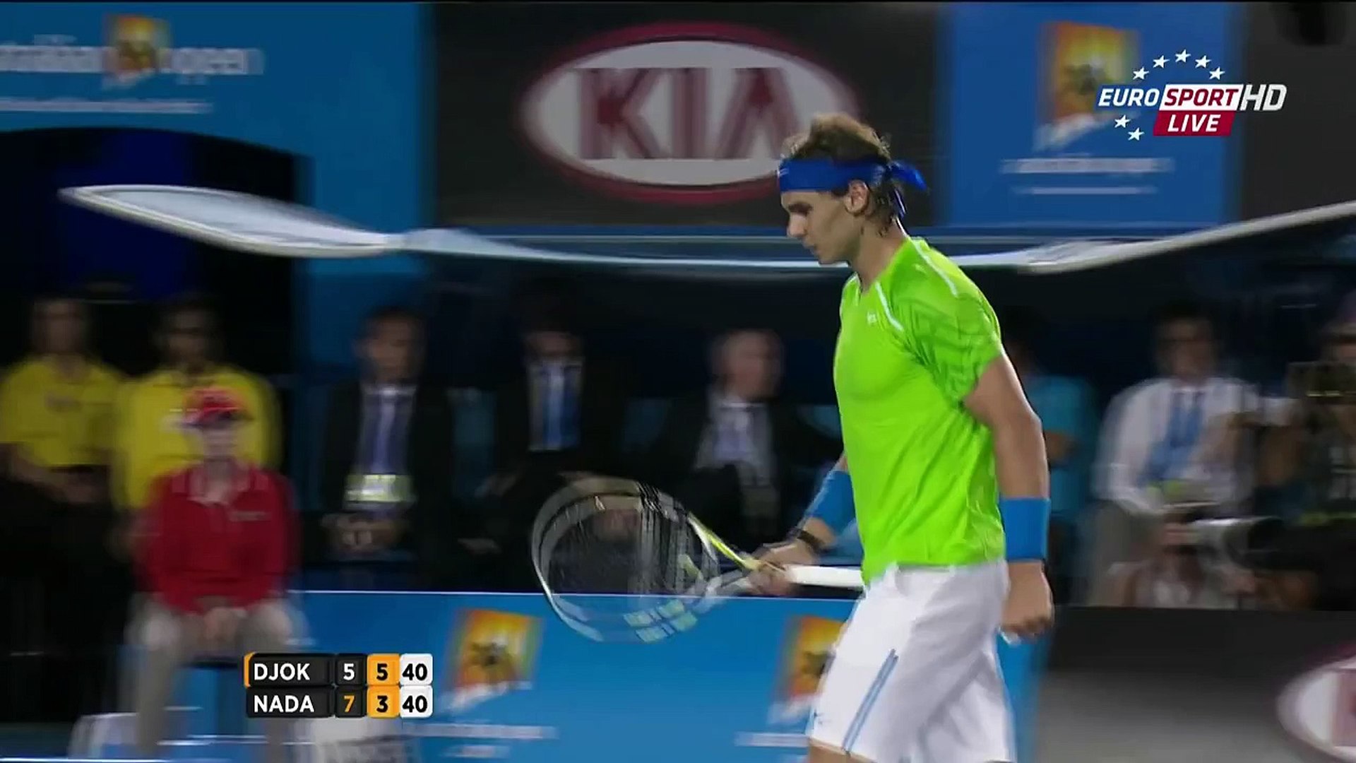 2012-01-29 Australian Open Final - Djokovic vs Nadal (highlights HD)