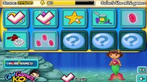 Dora the explorer Games -  Dora Mermaid Activities Game - Walkthrough