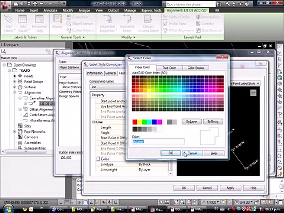 [08_20] AutoCAD Civil 3D 2010 - Alinemiento Vertical | Clase 4
