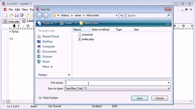 Beginner PHP Tutorial - 92 - Creating a non-unique Hit Counter