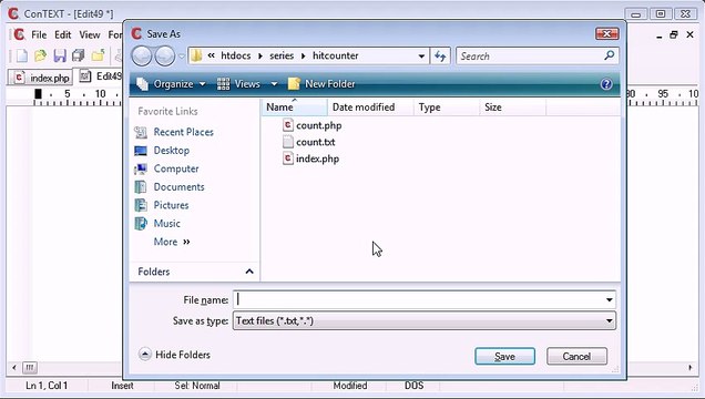 Beginner PHP Tutorial - 93 - Creating a File Based Unique Hit Counter Part 1