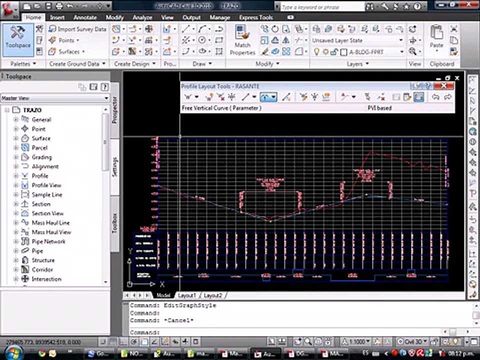 [16_20] AutoCAD Civil 3D 2010 - Alinemiento Vertical | Clase 4