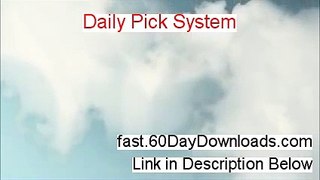 My Daily Pick System Review (also instant access)