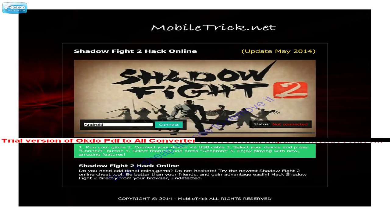 [GET] Shadowfight2 -Cheat [MobileTrick.net]