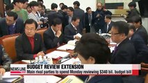 Rival parties extend budget review deadline