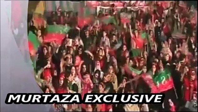 Pti Girls Dancing In Tabdeeli Song Imran Khan Jalsa 30th November 2014