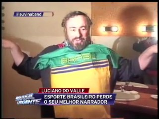 Datena entrevista Pavarotti na Copa 90