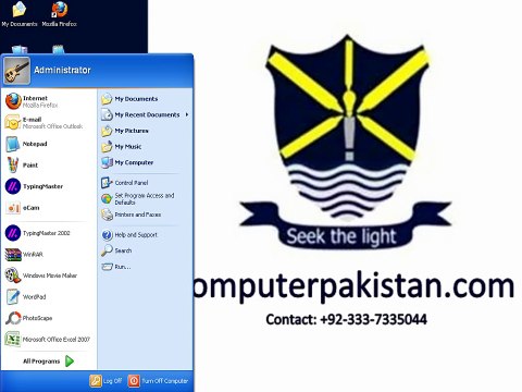 Microsoft Office Excel 2007 Tutorial in Urdu introduction open excel its feature Class 30