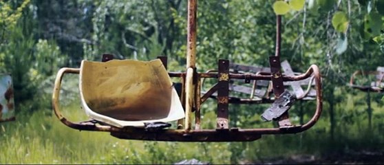 Kuşbakışı hayalet şehir Çernobil