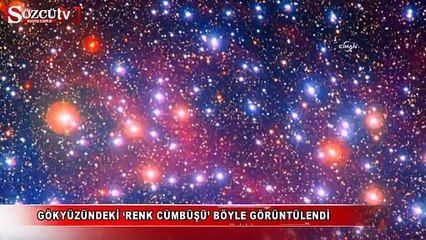 Gökyüzündeki ‘renk cümbüşü’ böyle görüntülendi