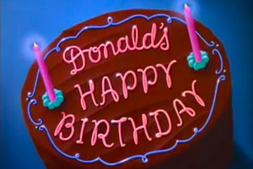 Donald's Happy Birthday (1949) Donald Duck, Walt Disney.  Family, Animation, Short