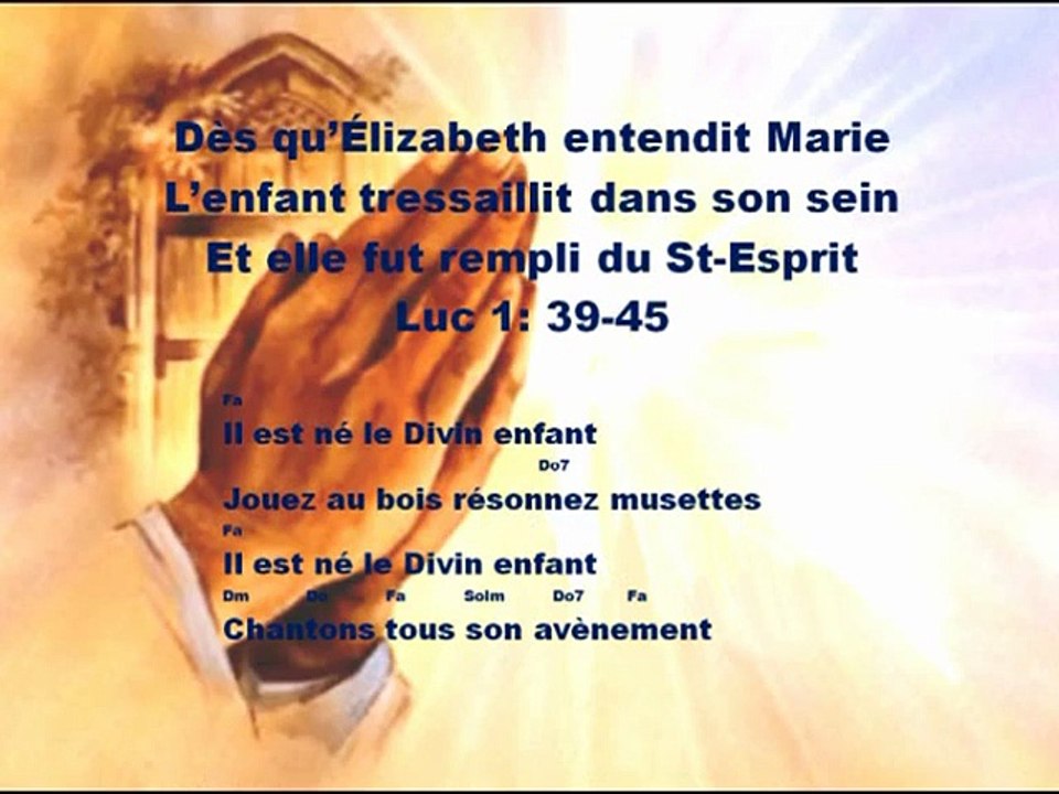 Il est né le divin enfant --- Karaoke de Noel