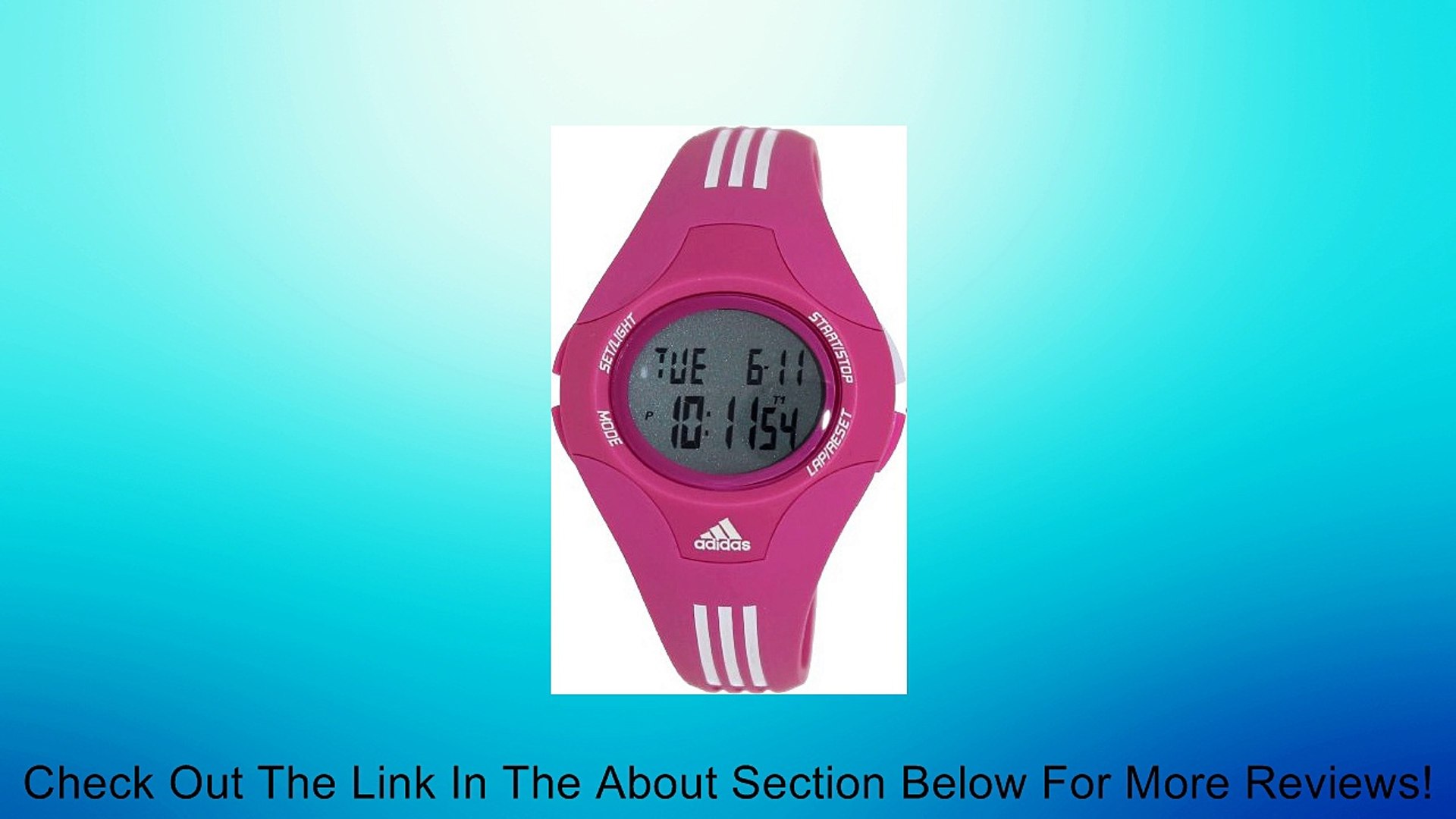 Adidas ADP6064 Performance Sports Pink Digital Watch Review - video  Dailymotion