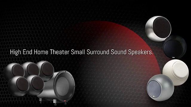 High End Home Theater Small Surround Sound Speakers by Anthony Gallo Acoustics