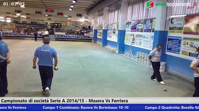 Campionato serie A 2014/15 - Masera Vs Ferriera - 1° Turno - Prove Tradizionali