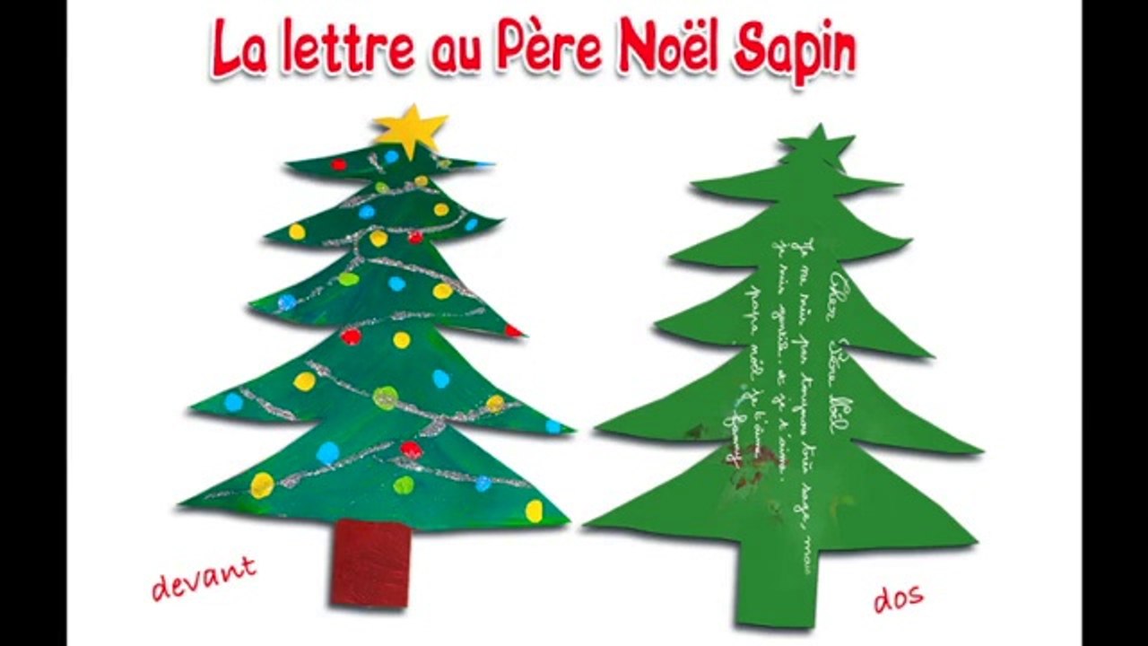 Carte en forme de sapin