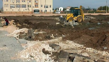 harran da yol çalışması son sürat devam ediyor 2014