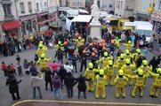 Flashmob des pompiers de Tournus