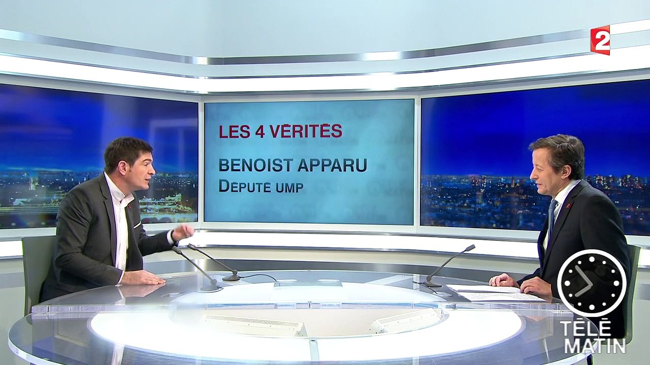 Les 4 vérités - Benoist Apparu : "Nicolas Sarkozy est légitime, je lui fais confiance"