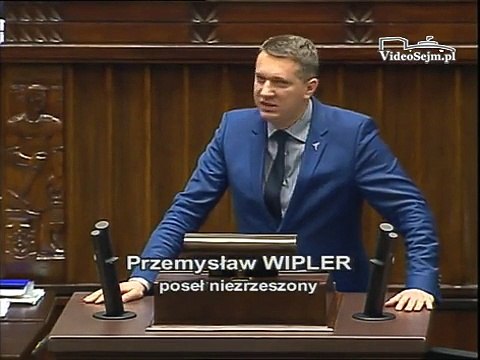 Poseł Przemysław Wipler - Wystąpienie z dnia 28 listopada 2014 roku.