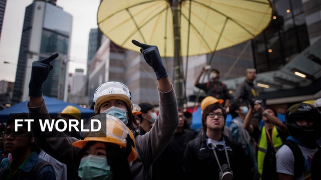 Hong Kong protests turn violent again