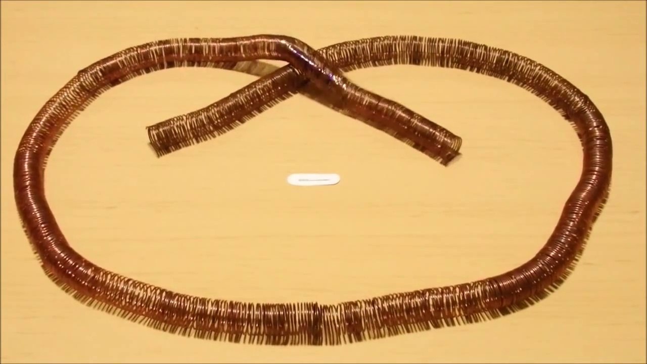 Fabriquer un train électrique avec du cuivre, une pile et des aimants