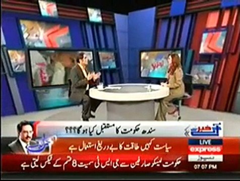 Khabar se agay, Raza Rumi on Thar crisis, peace taks with taliban, 13th March 2014