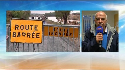 Le maire de Sigean après les inondations: "Pour l'essentiel, la digue a joué son rôle"