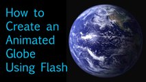 Flash Tutorial - How to Create an Animated Globe Using Flash and Adobe Photoshop