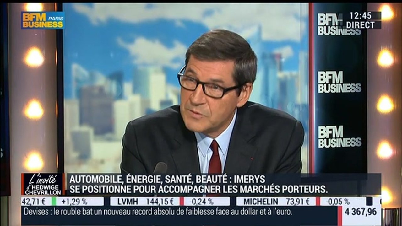 Gilles Michel, Imerys - 01/12