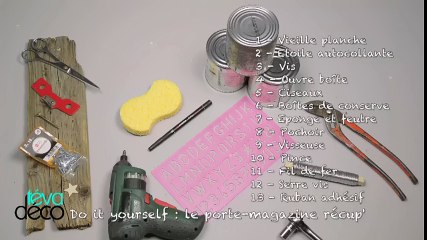 DIY de Cécile Bonnet : un porte-magazines récup’