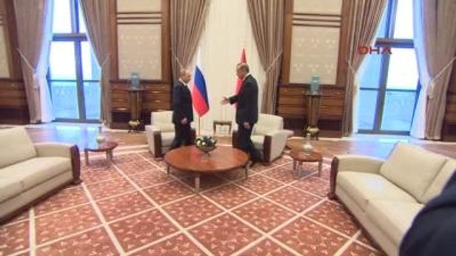 Erdoğan ile Putin, Baş Başa Görüşmeye Geçti