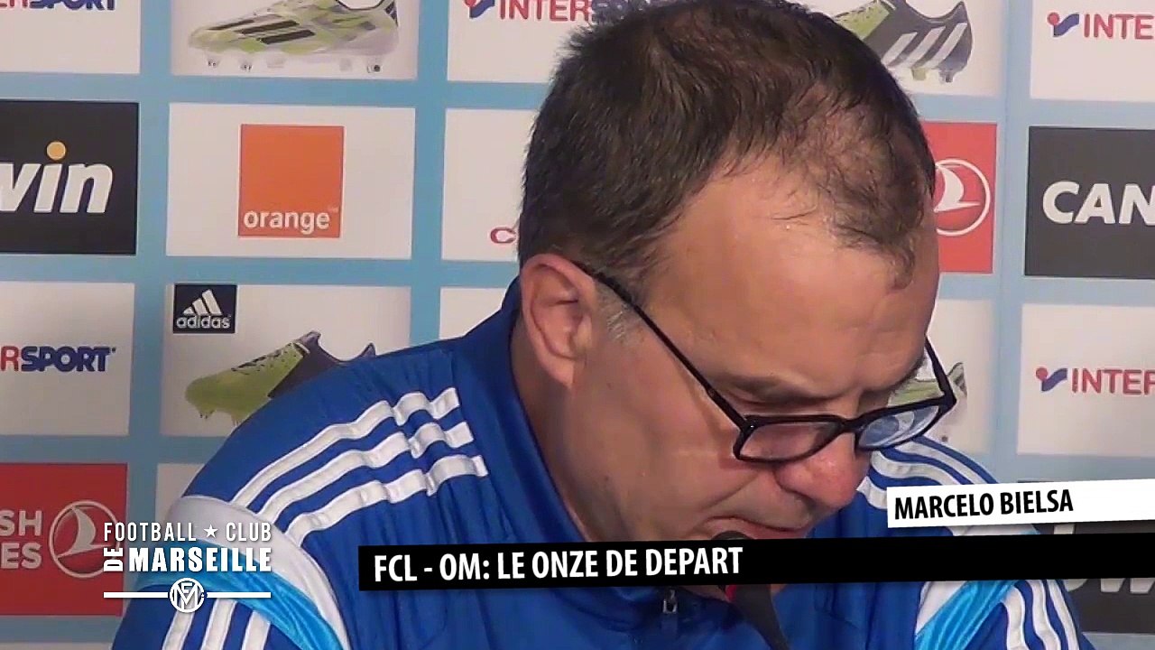 FCL - OM: Bielsa ne donne pas son onze de départ