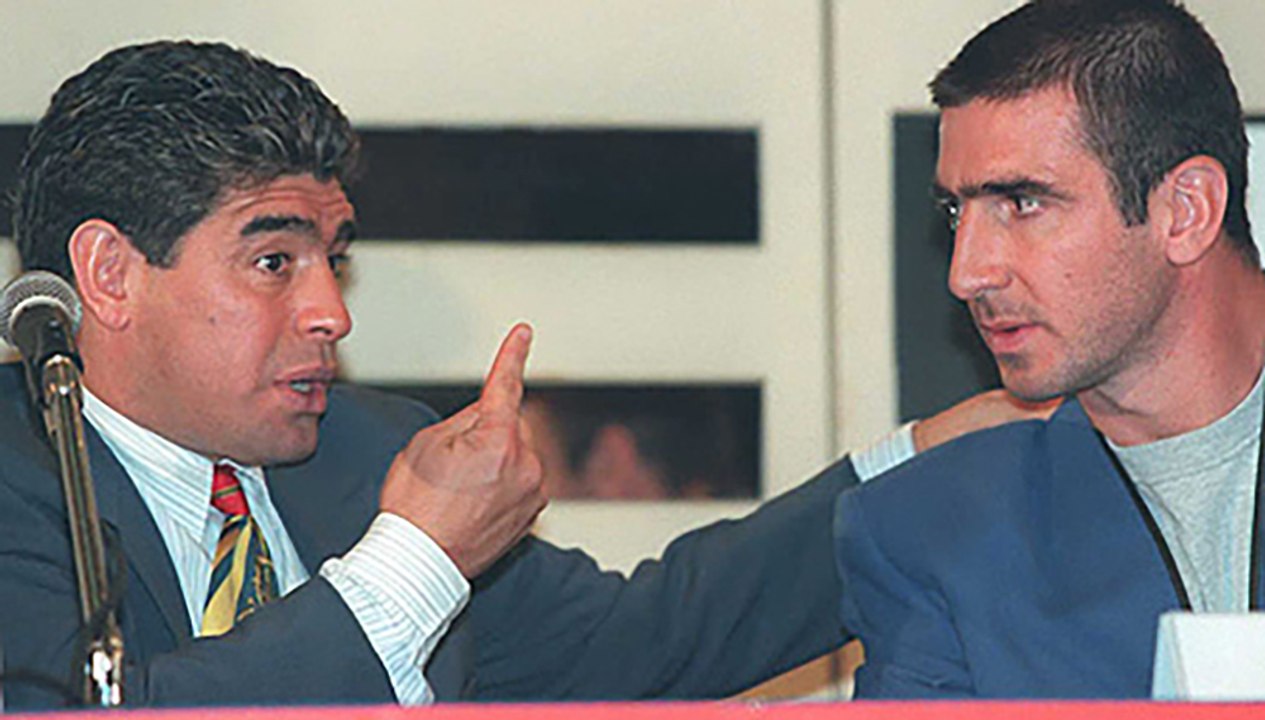 Cantona-Maradona, la rencontre !